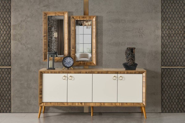 Anadolu Yemek Odası Ceviz - Krem