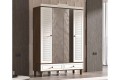 Verona Ceviz 4 Kapılı Dolap
