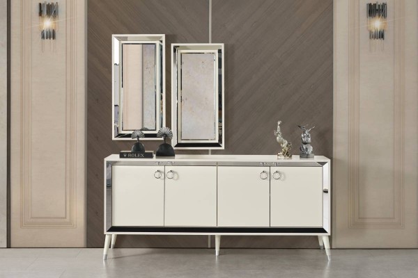 Lotus Gümüş Yemek Odası